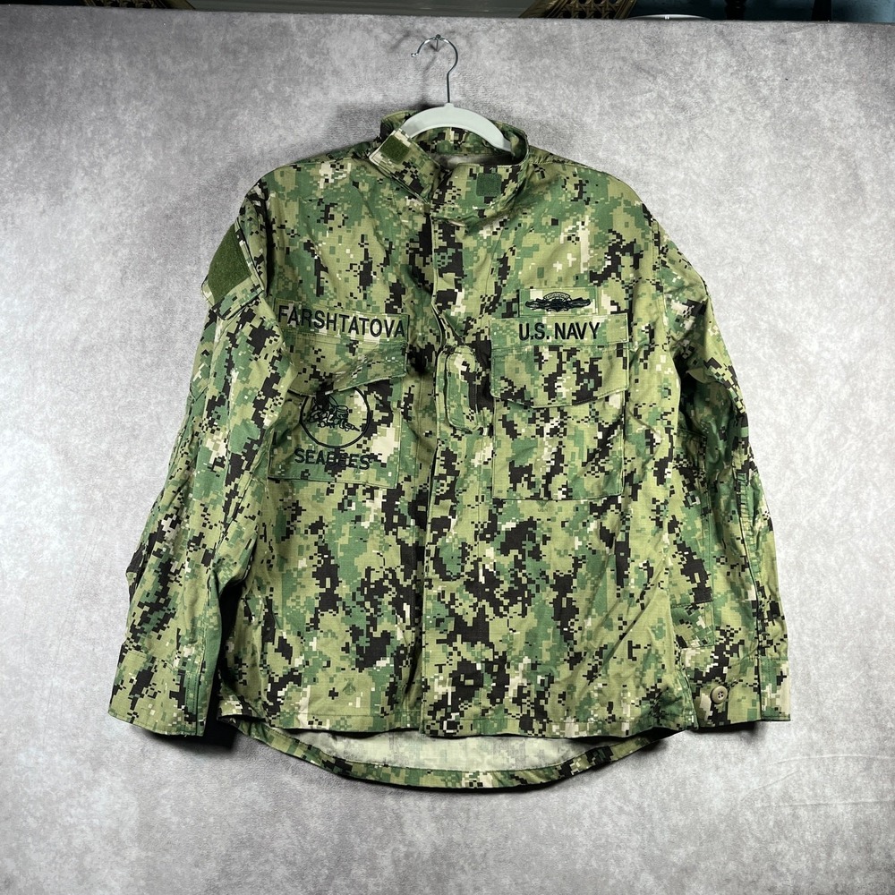 US Navy Blouse NWU Type III Working Uniform Men Small XShort Jacket Digital Camo